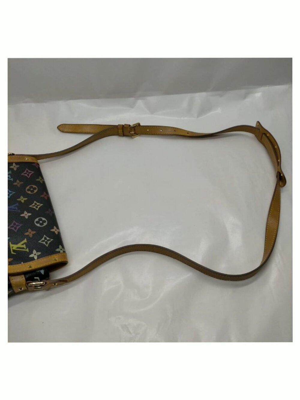 Authentic Louis Vuitton Multicolor Monogram Sologne Bag Black Crossbody - Picture 8 of 16